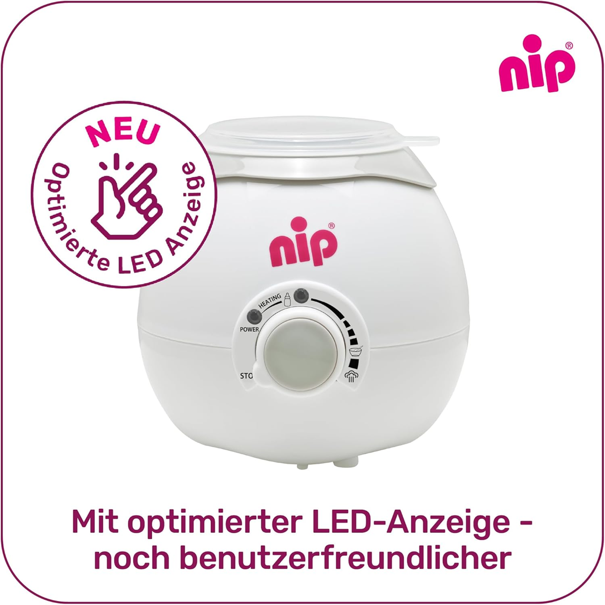 NIP 3-in-1 bottle and jar warmer