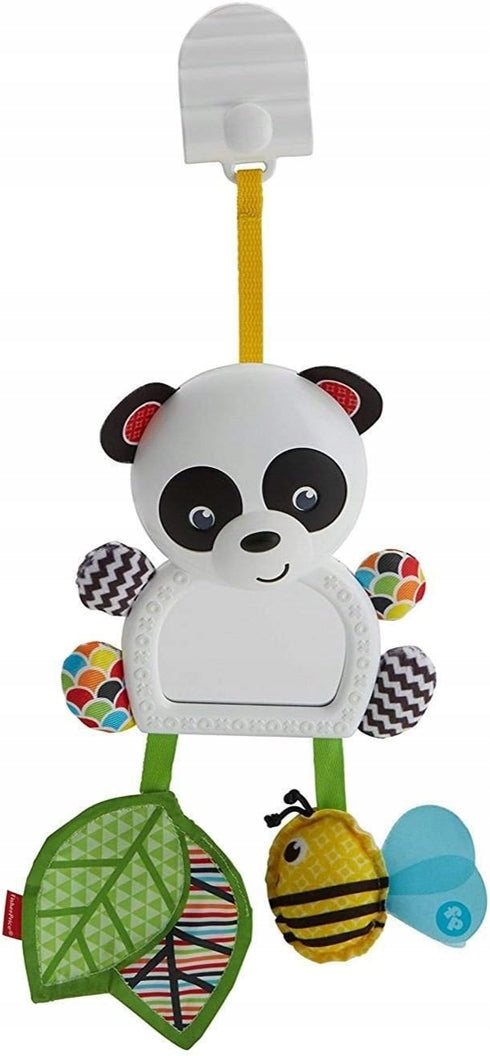 FISHER-PRICE FGH91 jucărie de agățat cu zornăitoare pentru cărucior, scaun auto 37 cm PANDA