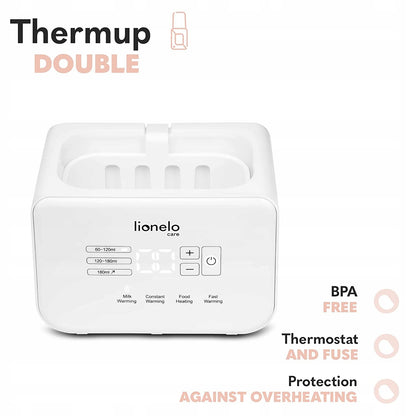 LIONELO THERMUP DOUBLE bottle and sippy cup warmer