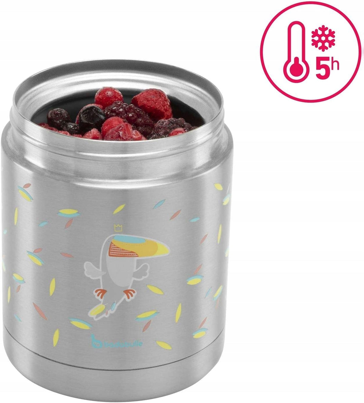 BADABULLE roestvrijstalen thermoskan 350 ml