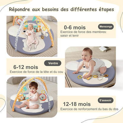 SUIHUOOO educational play mat with toys
