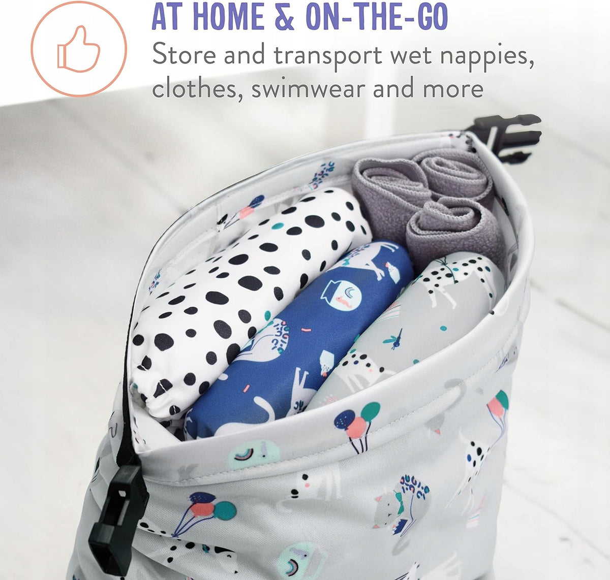 BAMBINO MIO sac impermeabil pentru scutece ude