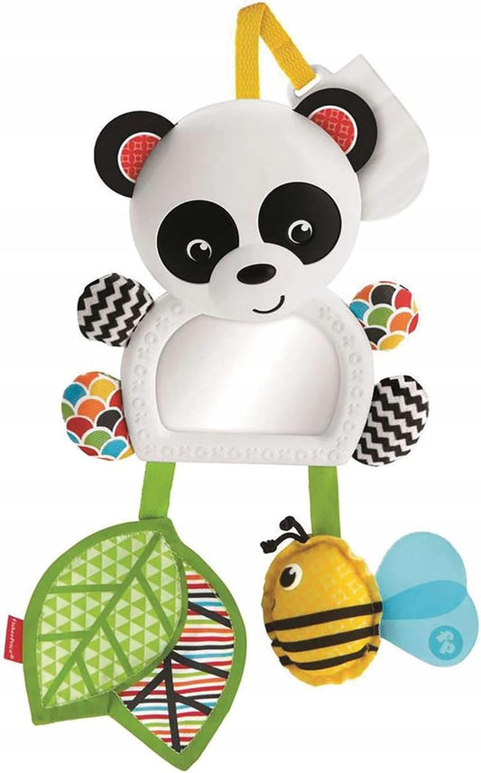 FISHER-PRICE FGH91 jucărie de agățat cu zornăitoare pentru cărucior, scaun auto 37 cm PANDA