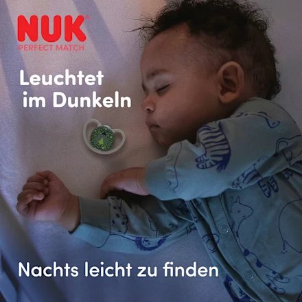 NUK Perfect Match Air Night smoczki 18-36m lew i świetlik 2 szt. – nowy – zdjęcie 4