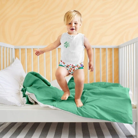 BAMBINO MIO majtki treningowe białe 18-24msc