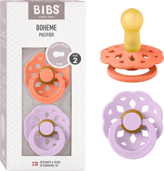 BIBS BOHEME Schnuller 2er-Pack 6 Mon. +