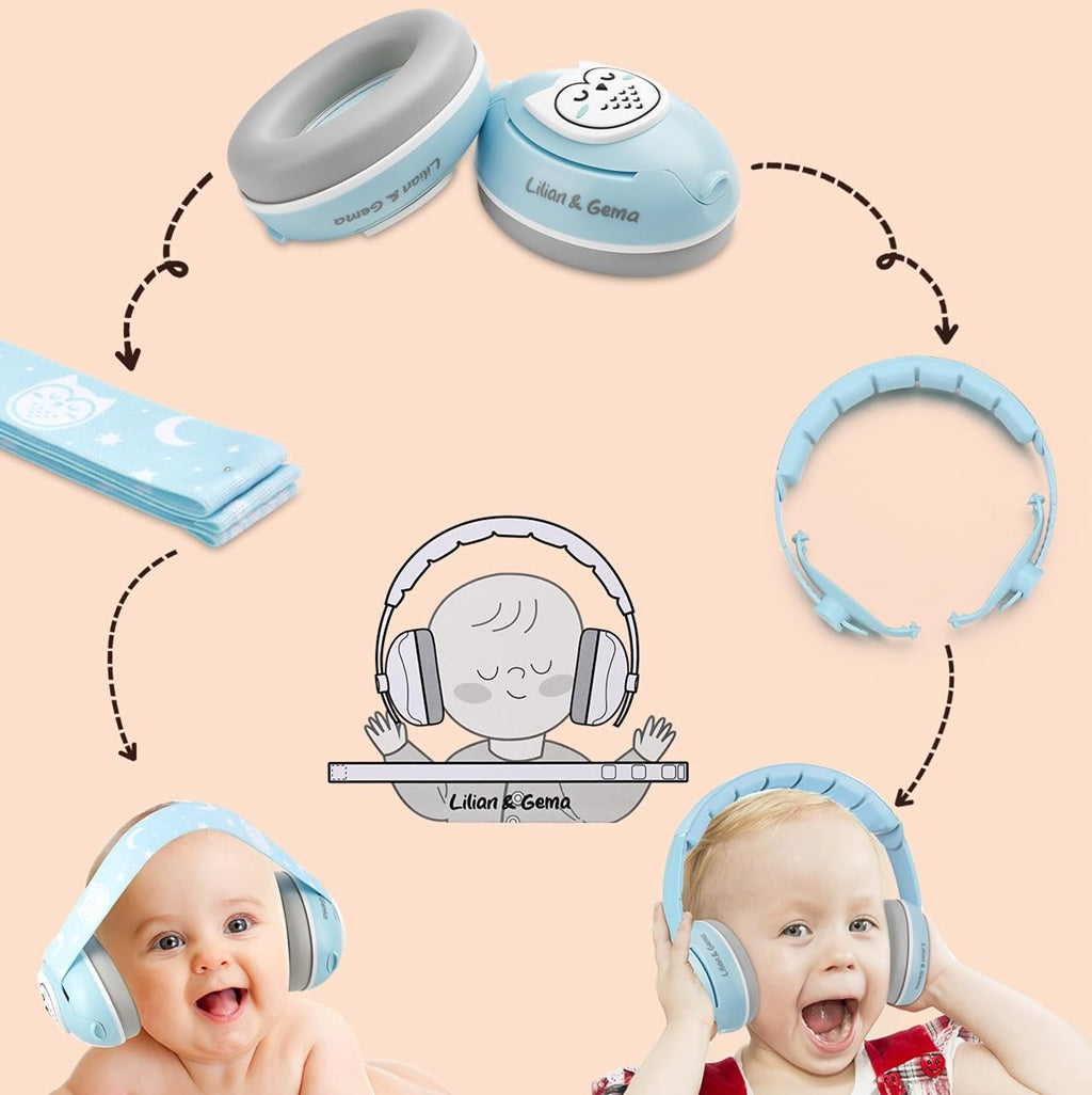 LILIAN & GEMA 2-in-1 noise-cancelling headphones