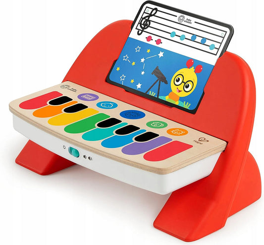HAPE Cal első fa érintős zongorája 6 dallam kottáival