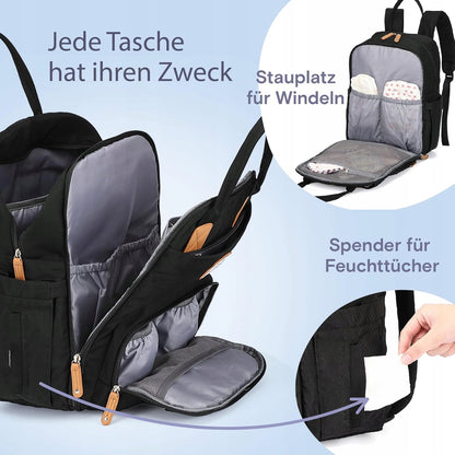 RUVALINO kinderwagen rugzak met accessoires