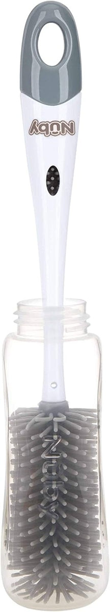 NUBY 2 az 1-ben cumi- és üvegmosó kefe 30 cm + tartó