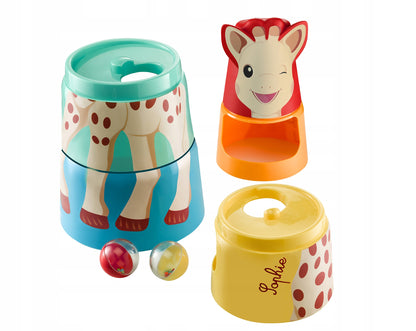 SOPHIE LA GIRAFE torony 3 az 1-ben 7 db 10 hónap+