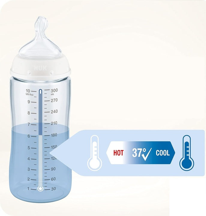 NUK First Choice+ 6-18 m BUTELKA 300 ml wskaźnik temperatury