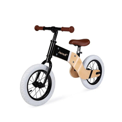 JANOD Bikloon Deluxe bicicletă de echilibru din lemn 12" șa 40-46 cm