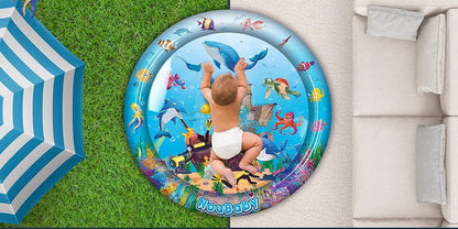 NOUBABY XXL vandmåtte til mavetid 100 cm OCEAN