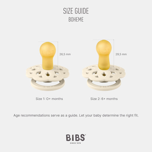 BIBS BOHEME Schnuller 2er-Pack 6M+