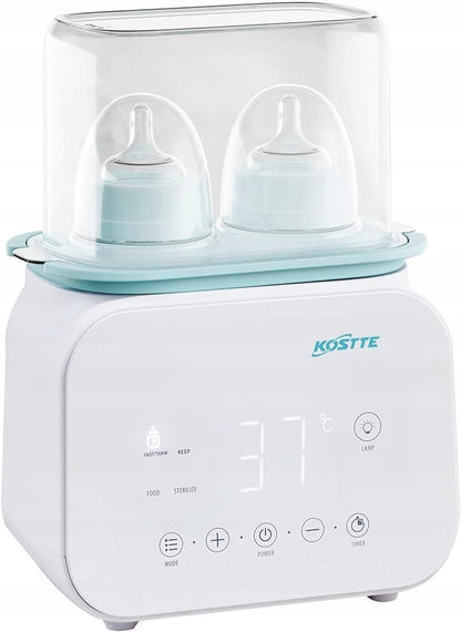 KOSTTE încălzitor dublu pentru biberoane sterilizator 7în1