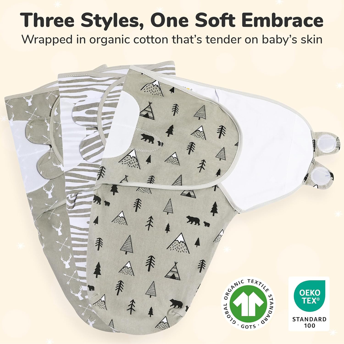 MAMA CHEETAH otulacz x3 0-6msc 1TOG