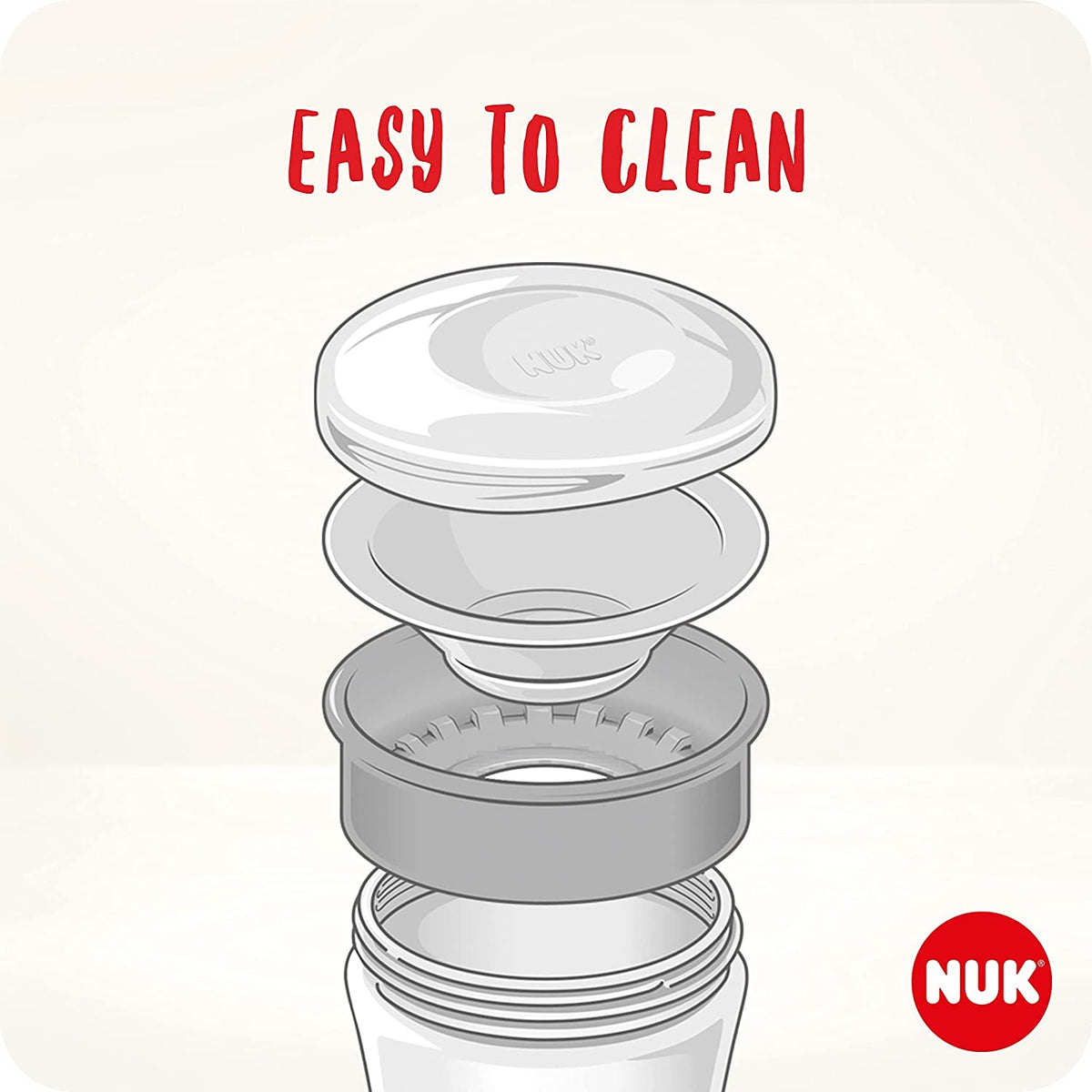 NUK Magic Cup ANTILEKBEKER 230 ml drinkrand 360 graden