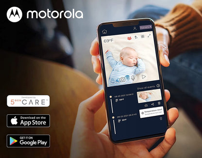 MOTOROLA VM65X Connect babyphone électronique 5" + mât