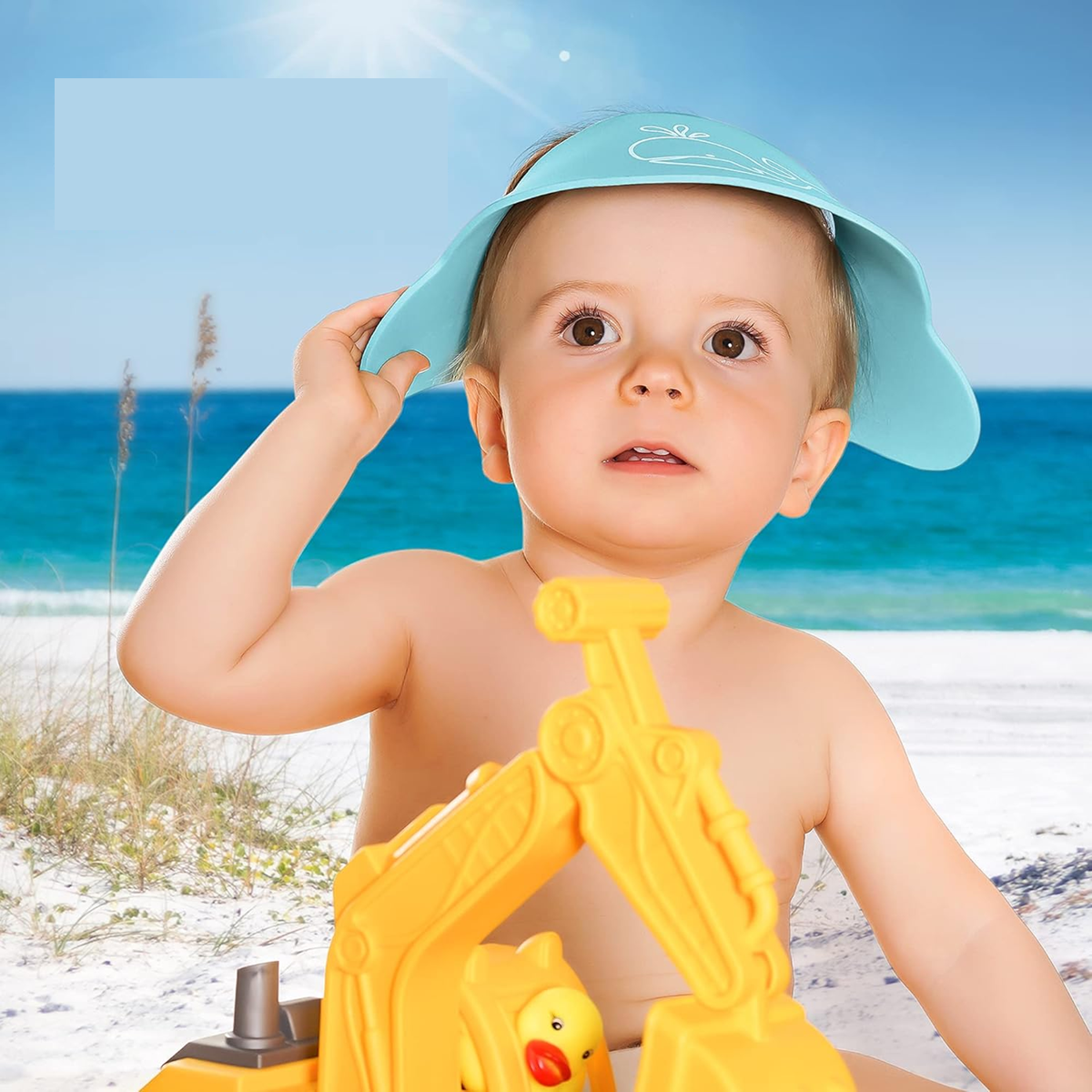 REER MyHappyBath Cap kúpeľový klobúčik, ochrana pred slnkom 40-55 cm