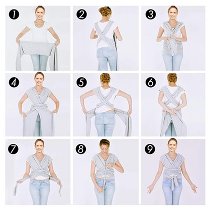 VOARGE baby wrap carrier