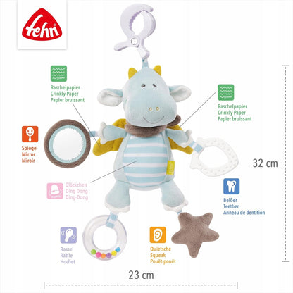 FEHN hanger met rammelaar DRAGON 32x23 cm