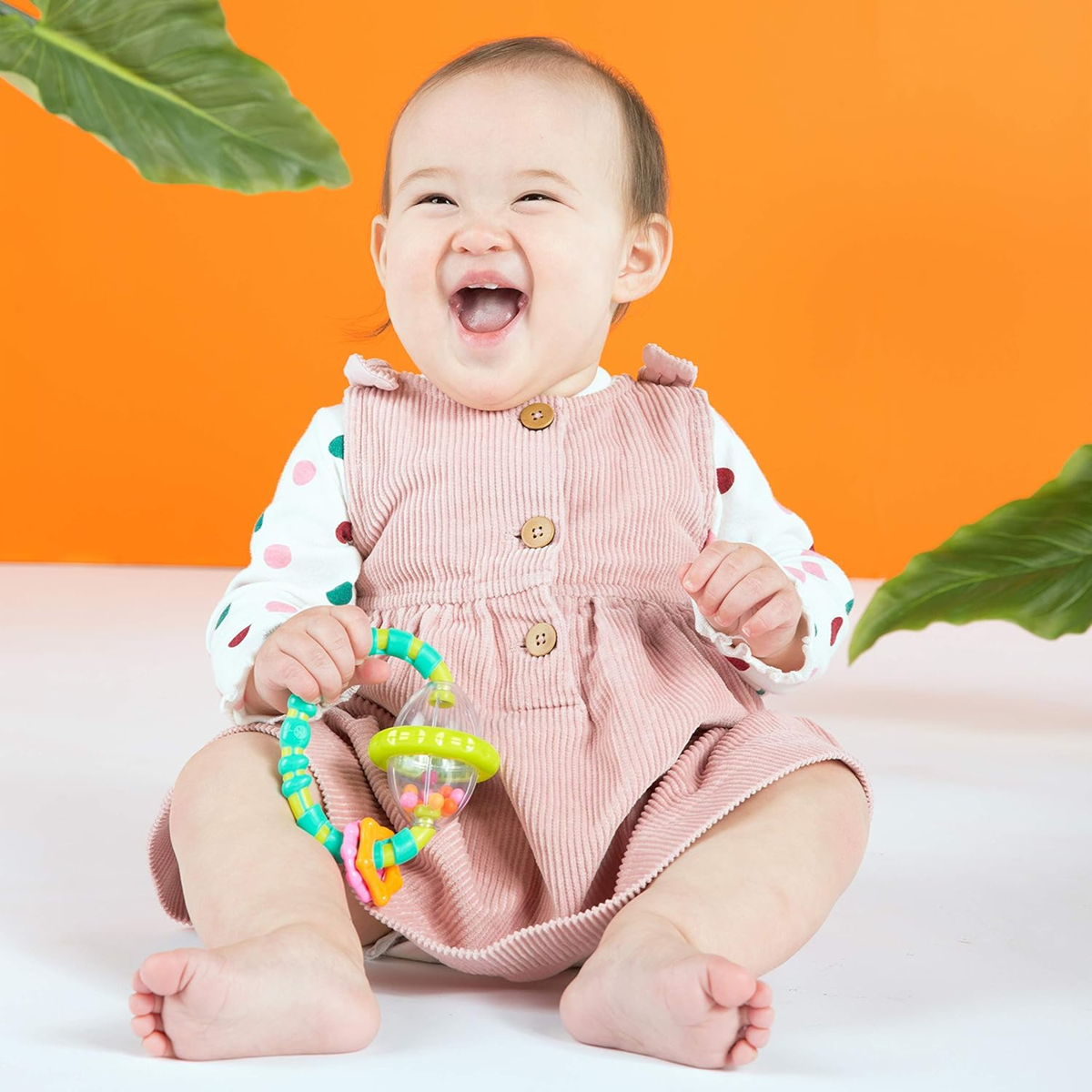 BRIGHT STARTS Soothers & Shakers sæt med babylegetøj 7 dele 6 m+