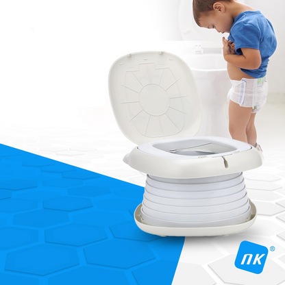 Pot de nuit pliant NK toilette portable + sacs et étui