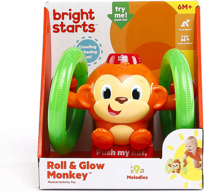 BRIGHT STARTS Roll&Glow Interactive toy