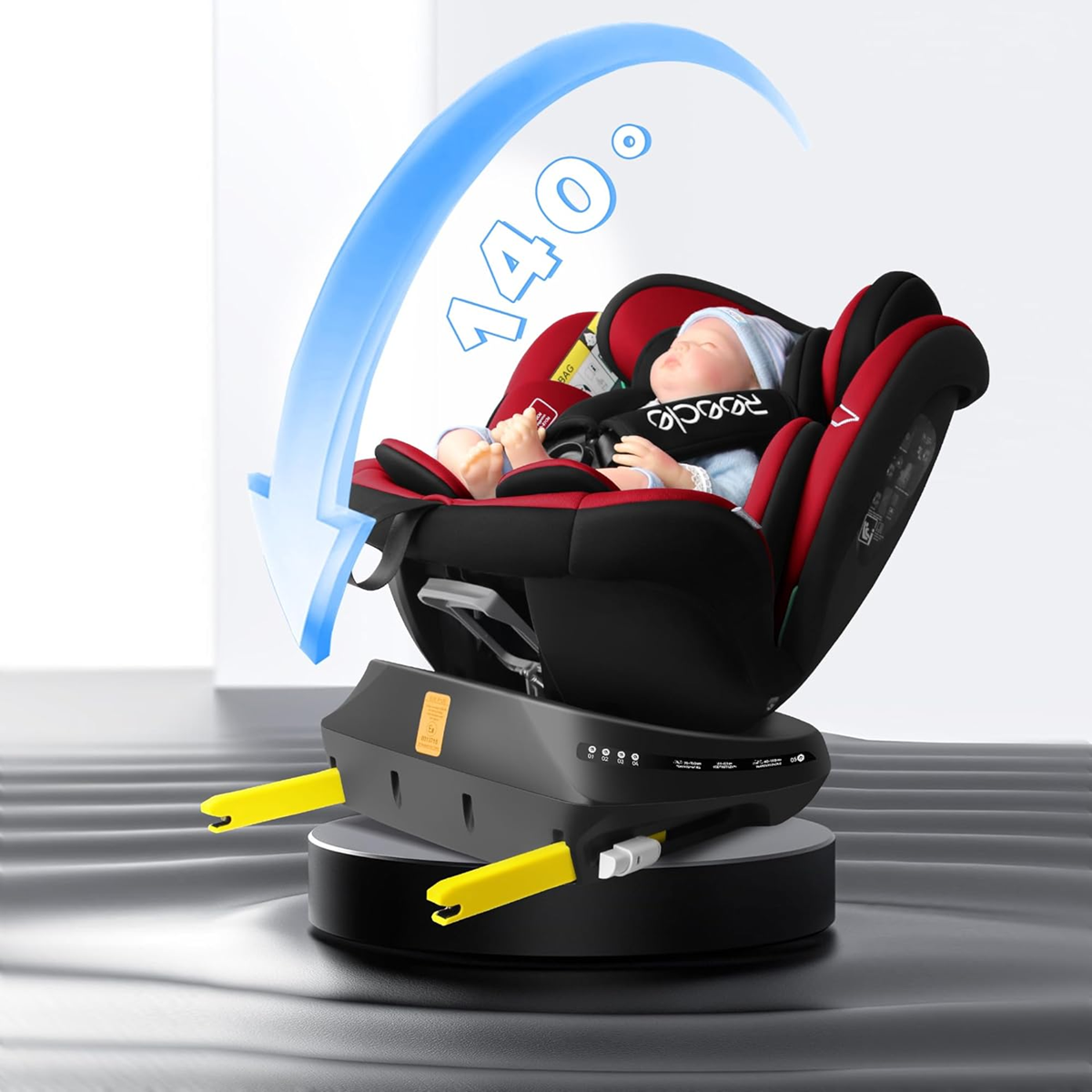 REECLE i-Size 360 fokban forgatható autósülés 0–12 év 40-150 cm