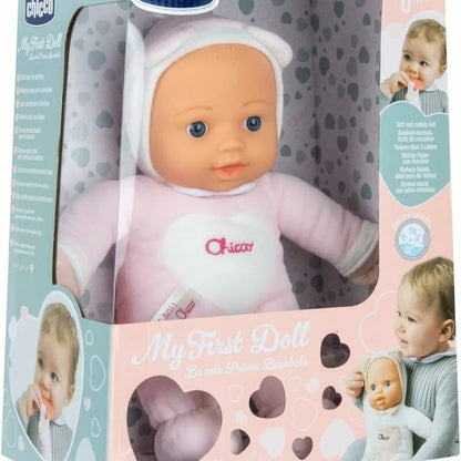 Chicco My First Doll miękka lalka różowa 30 cm