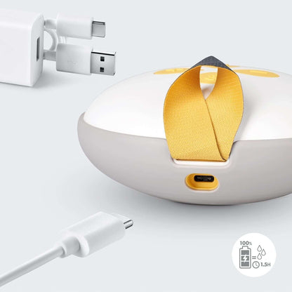 MEDELA SOLO laktator elektryczny 2-fazowy USB z kablem USB, akumulatorem i uchwytem do ładowania