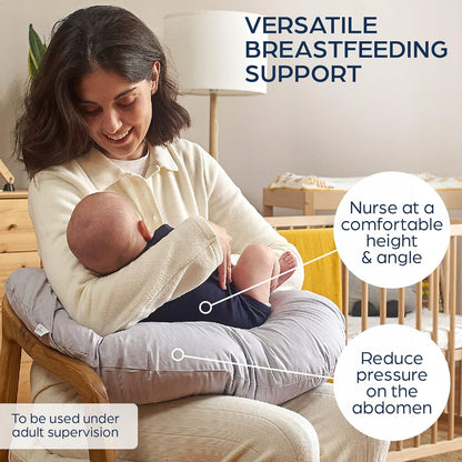 NIIMO coussin multifonctionnel de grossesse pour l’allaitement + housse