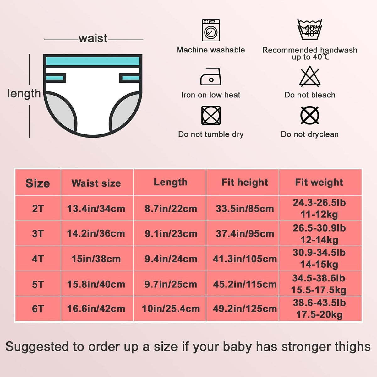 MOEMOE BABY 8 training pants