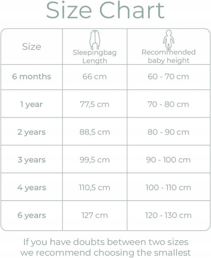 MOLIS&CO saco de dormir 1TOG 18-36 meses para bebés