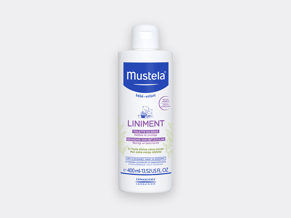 MUSTELA Liniment emulsja z pompką 400ml do delikatnego oczyszczania i ochrony skóry dziecka
