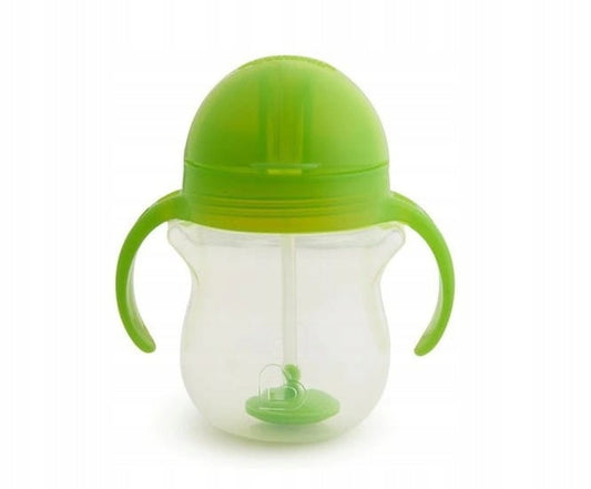 MUNCHKIN Tip&Sip cană anti-picurare 6luni+ 207ml pai ponderat