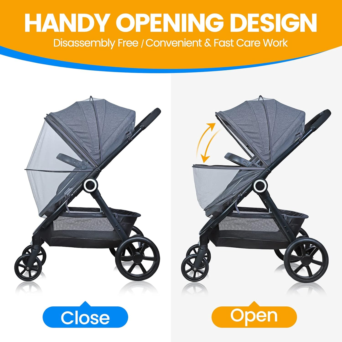 orzbow universal mosquito net for strollers