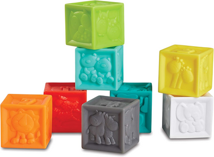 INFANTINO Senso Balls, Blocks & Buddies szilikon játékok 20 darabos szett