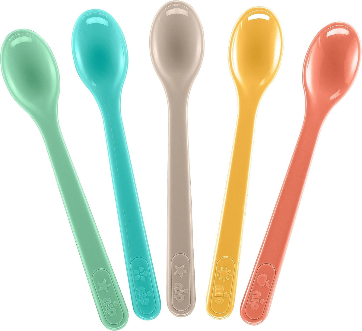NIP Set of Spoons 14 cm 4m+ 5 Pieces