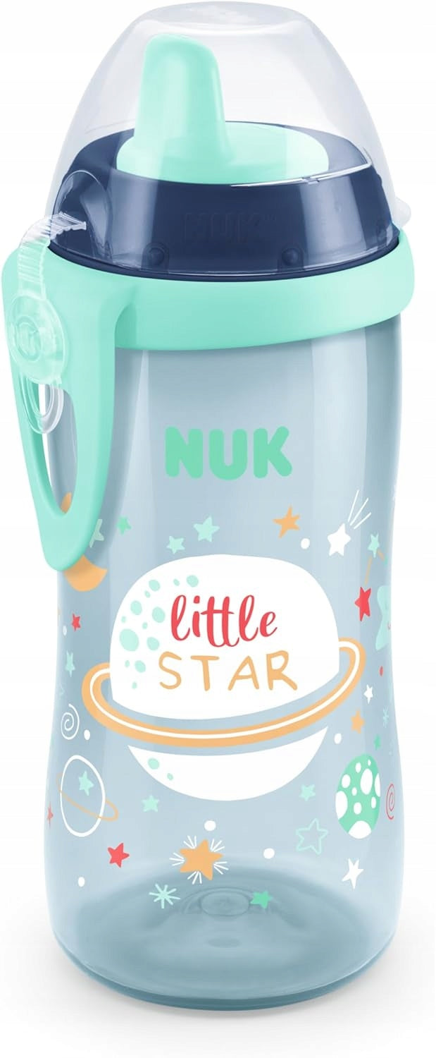 NUK Kiddy Cup glow-in-the-dark bottle, 300 ml, 12 m+, SPACE