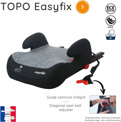 NANIA eASYFIX autósülés ülésmagasító III. csoport / 22–36 kg
