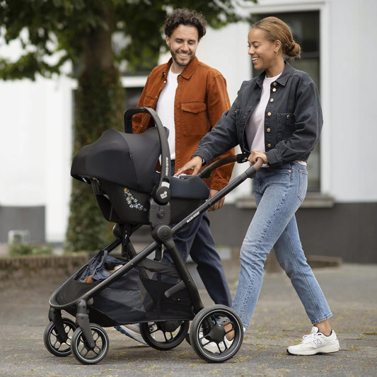 MAXI-COSI adapter wózek ADORRA LEONA OXFORD LILA NOVA fotelik PEBBLE CORAL do wózka i fotelika samochodowego