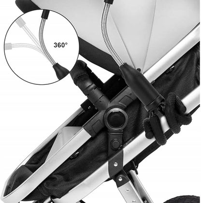 RIOGOO solskærm til barnevogn diameter 73cm UV-stråler 50+ vandafvisende