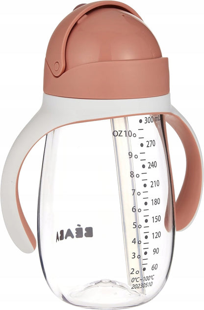 BEABA cană anti-vărsare cu pai 300 ml