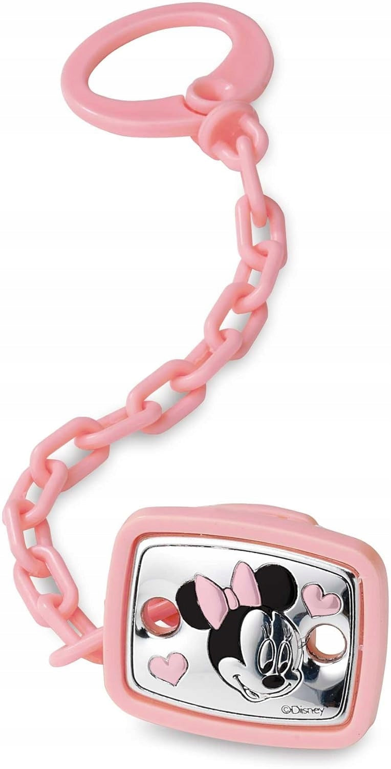 VALENTI DISNEY Minnie cumitartó tok + lánc PVD bevonattal (ezüst)