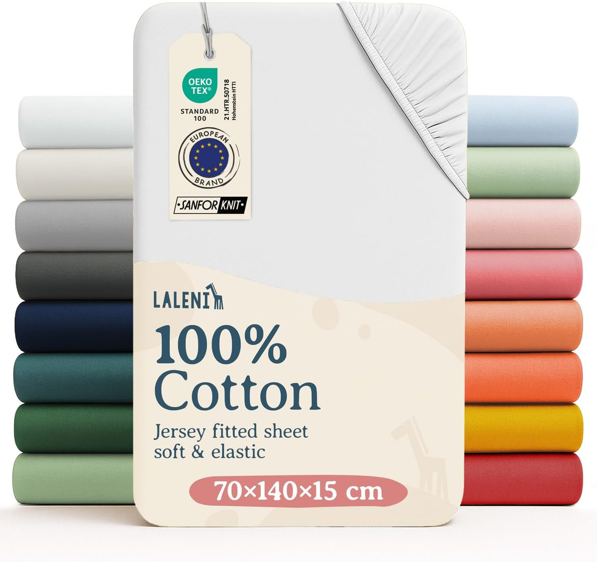 LALENI fitted sheet x2