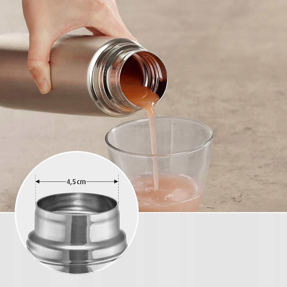 REER Pure thermos en acier inoxydable 700 ml