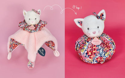 DOUDOU et COMPAGNIE comforter cuddly blanket TEDDY BEAR 25 cm