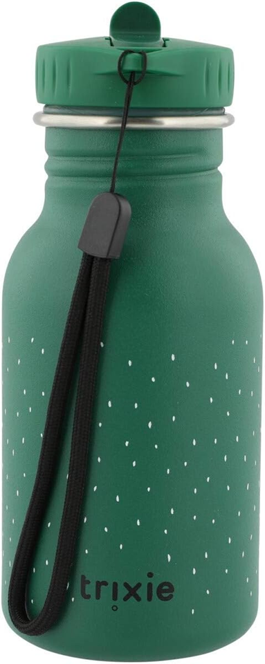TRIXIE Mr. Crocodile rozsdamentes acél kulacs 350 ml összecsukható szívófejjel